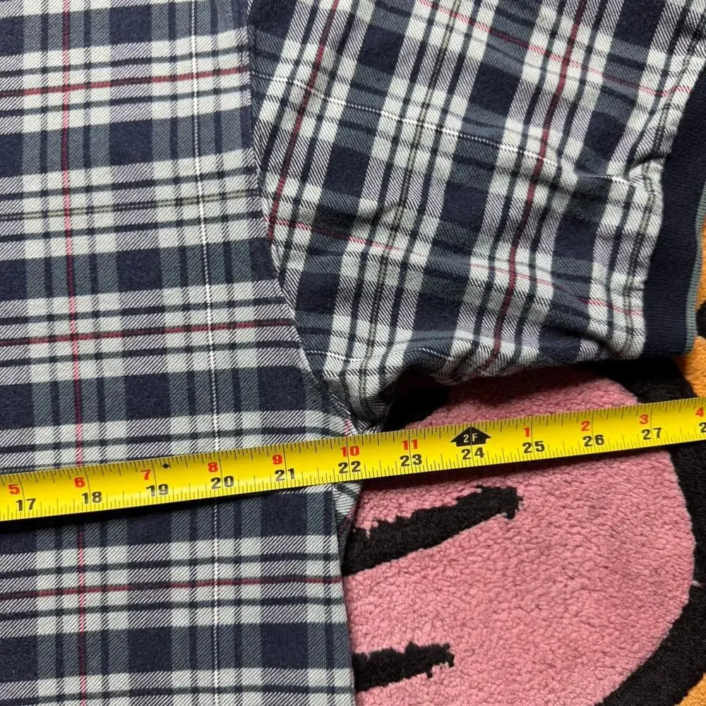 Vintage 90’s Chaps Ralph Lauren Checkered Plaid Polo Shirt Size Large